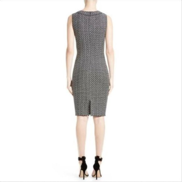 St. John Collection Lela Tweed Knit Sheath Dress 6 - Picture 3 of 6
